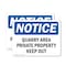 Signmission Danger Quarry Area Private Property Keep Out OSHA Notice Sign, Plastic, 10in W x 7in L, 2PK OS-2PACK-NS-P-710-L-10913 - alternate 1